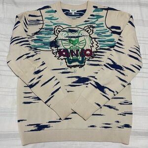 Kenzo Off-White Claw Tiger Sweater